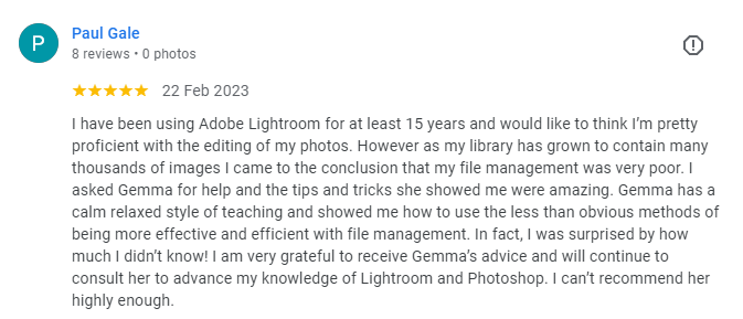 lightroom classic 121 lesson review devon